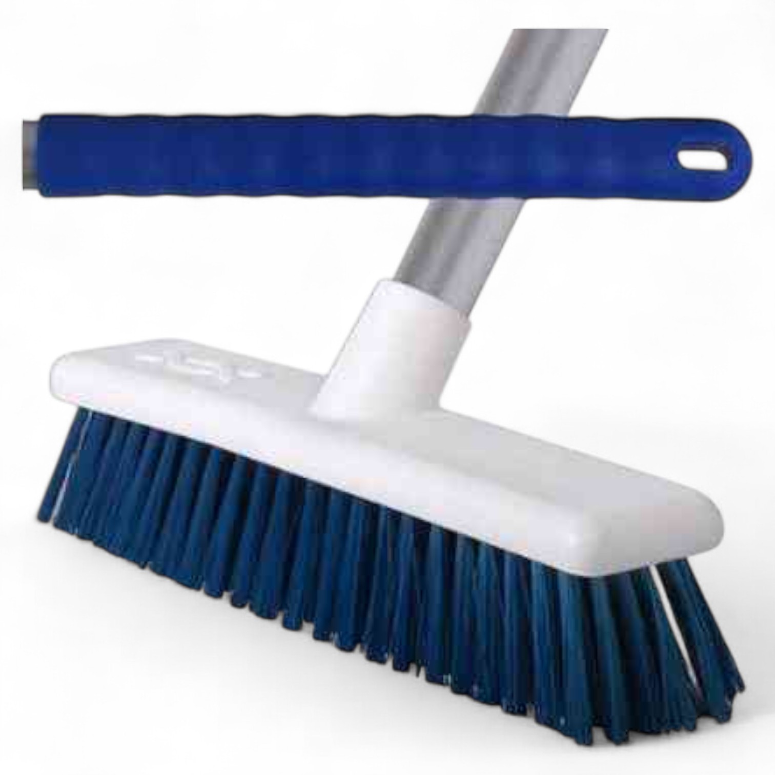Blue Plastic Broom Head Soft Bristle