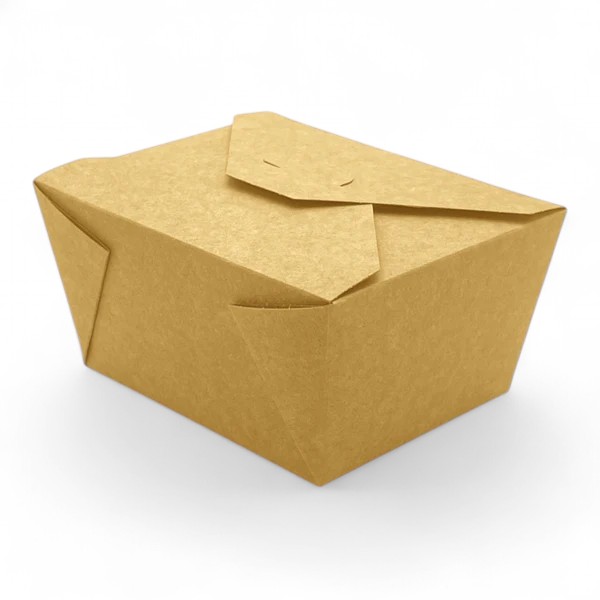 Biodegradable Leakproof Container No 1 Brown