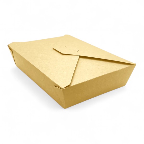 Biodegradable Leakproof Container No 2 Brown