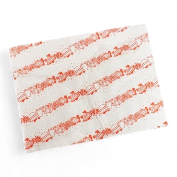 Burger Wrap Red Check [250 x 320mm]