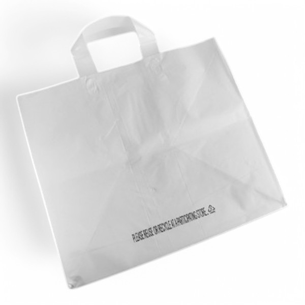 White Plastic Carrier Soft Loop No2