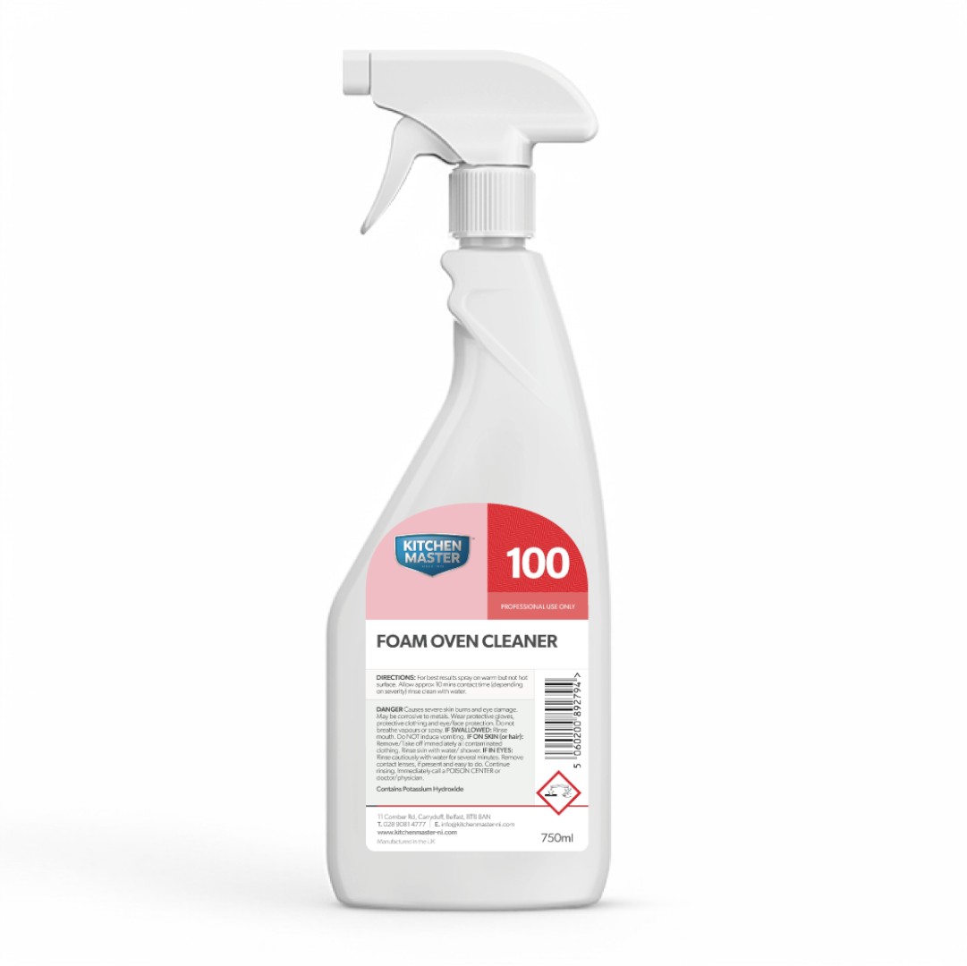 100-Oven & Grill Foam Cleaner x750 ML