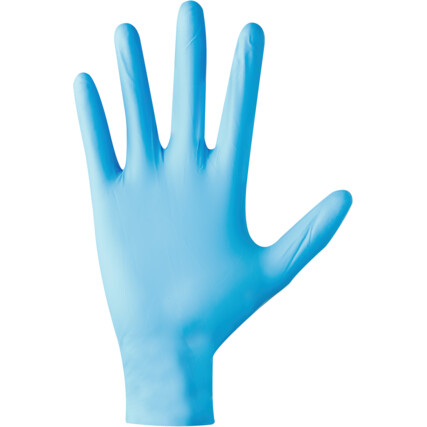 Nitrile Gloves [Large] Blue Powder Free