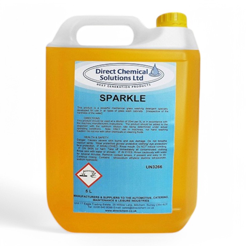 Sparkle Glasswash x 5Ltr