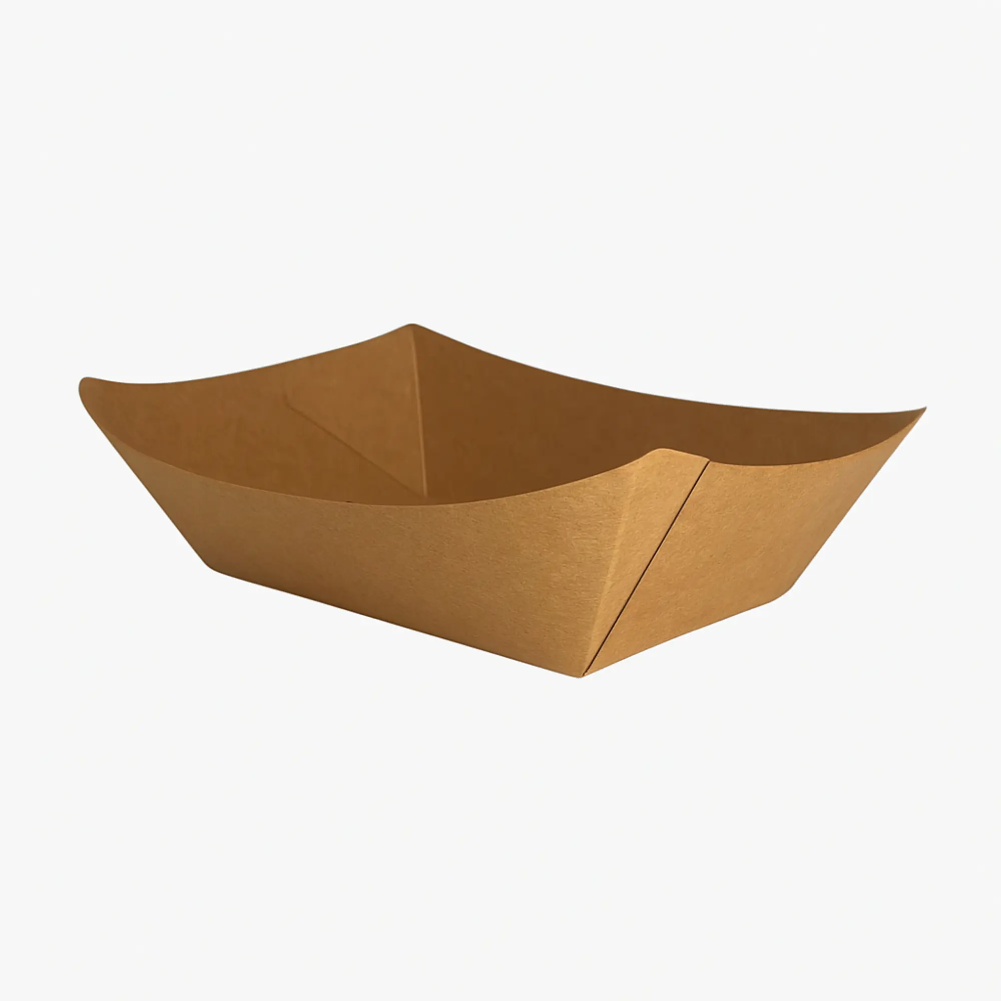 1-2-5 lb Kraft Greaseproof Food trays [473 ml]