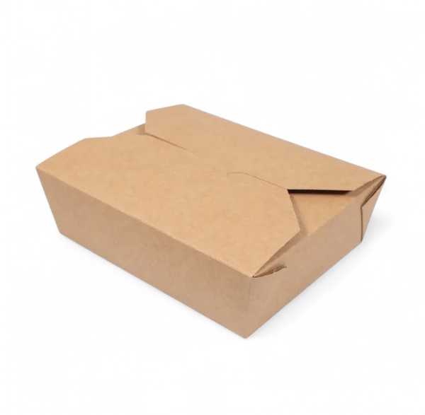 Biodegradable Leakproof Container No 5 Brown