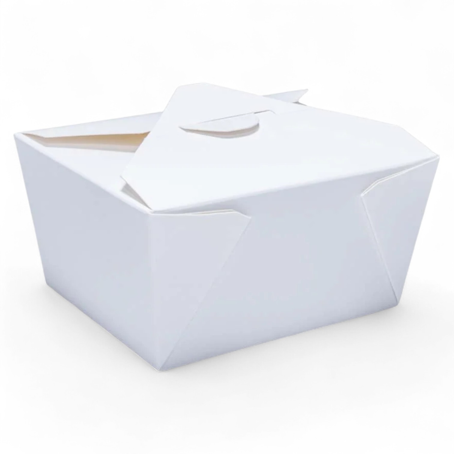 Biodegradable Leakproof Container No1 White