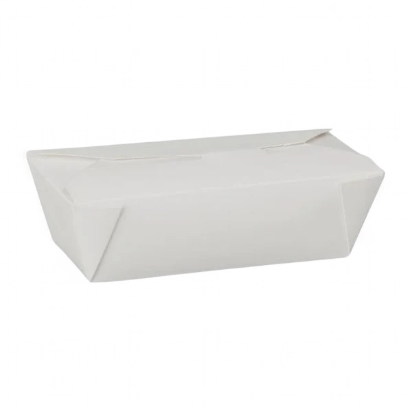 Biodegradable Leakproof Container No6A White