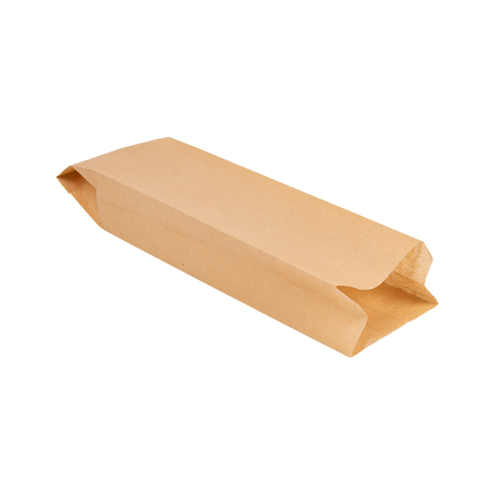 Brown Greaseproof Baguette Paper Bag Strung