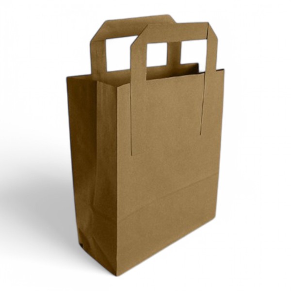 Brown Paper Carrier Bag Small
