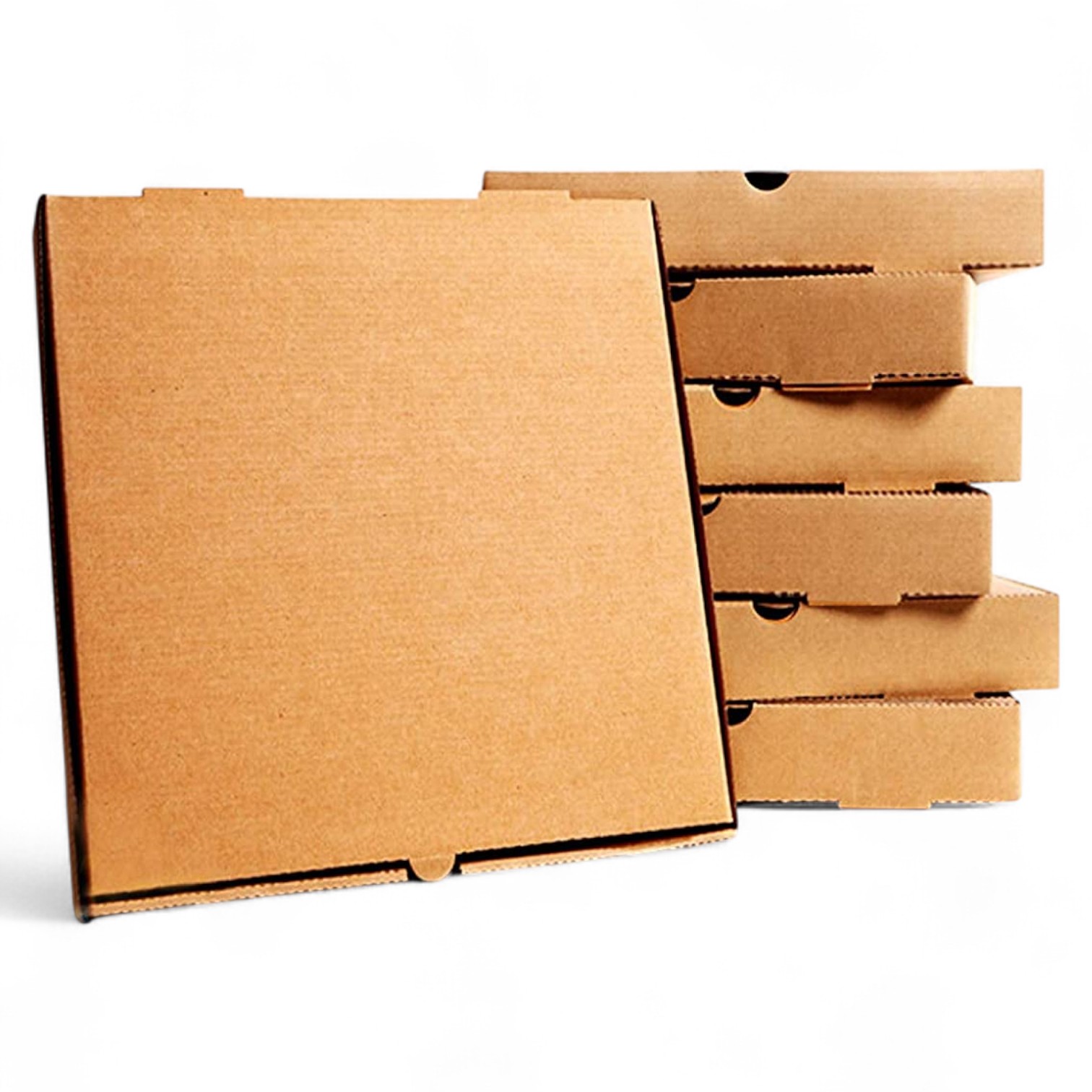 Brown Plain Pizza Boxe