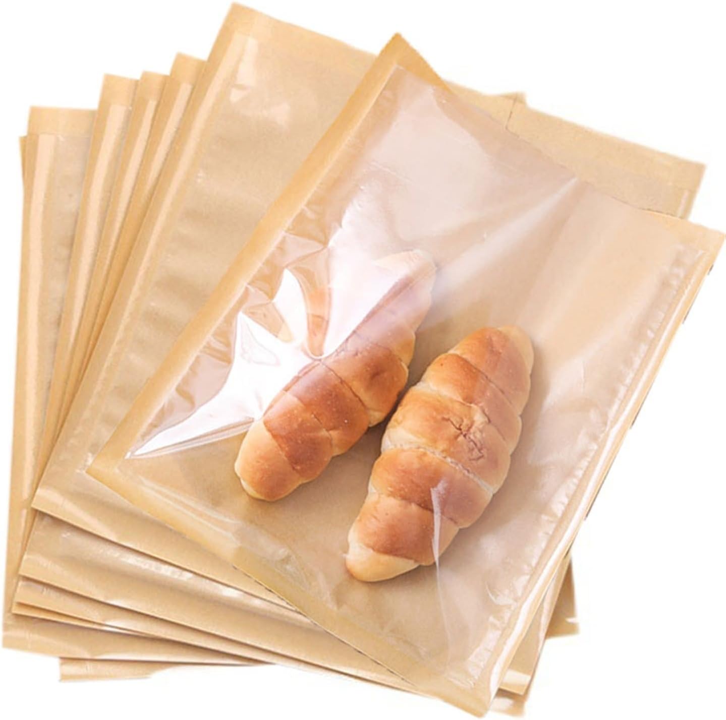 Paper Film Fronted Sulphite Bag Brown-10X10-8.5X8.5-4X6X14