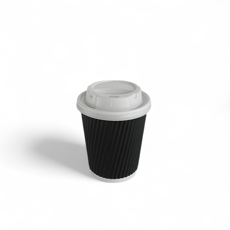 Ripple Hot Drink Cup Black