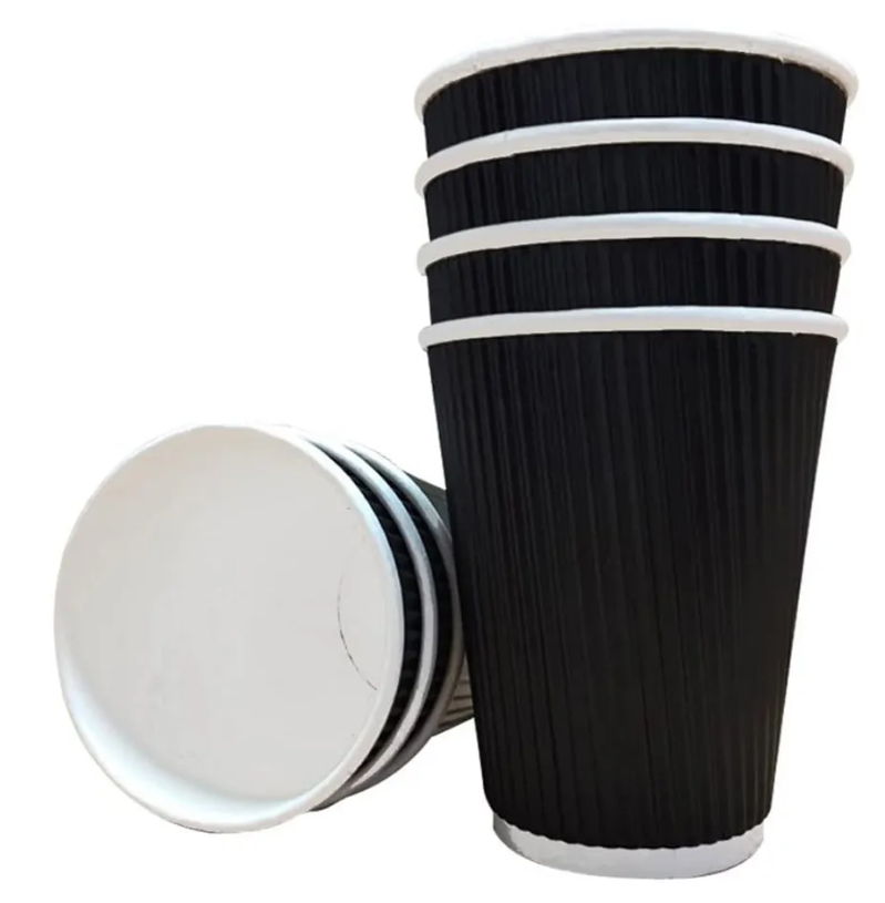 Ripple Hot Drink Cup -12OZ340ML-8OZ227ML-4OZ