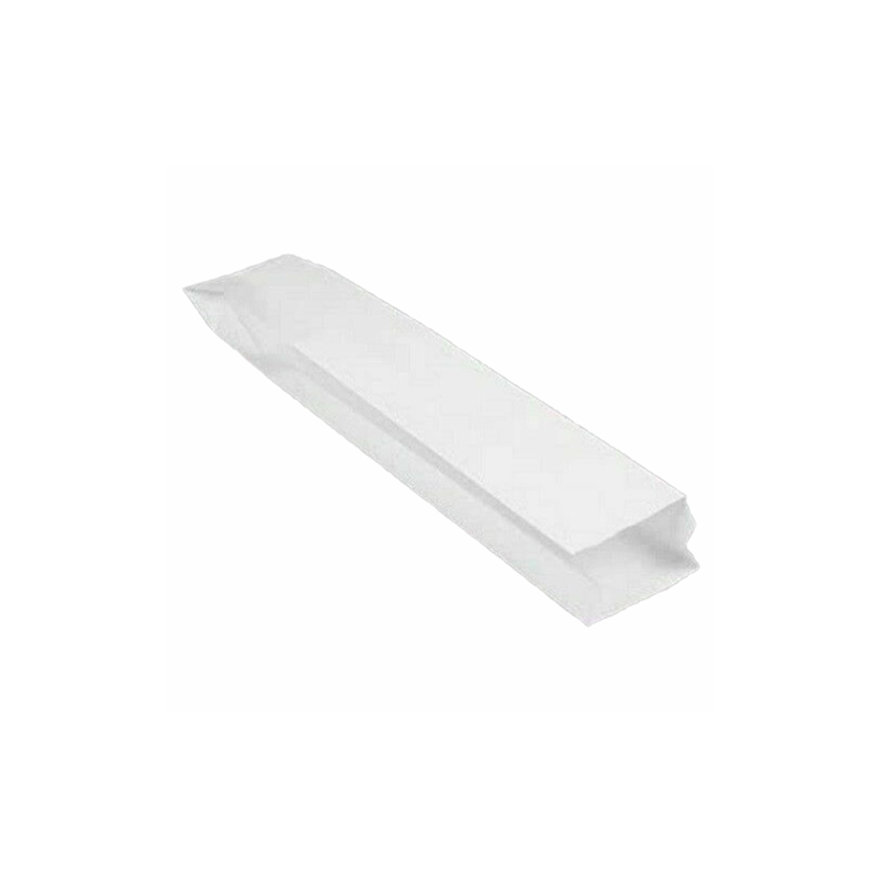 White Greaseproof Baguette Paper Bag Strung-WPB20