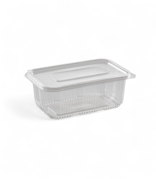 1000cc Clear Hinged Rectangular Containers