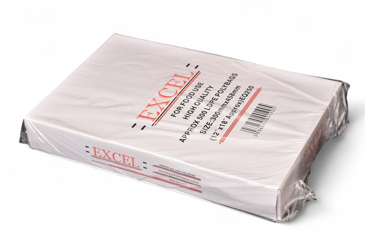 Excel Clear Polythene Bag- All Sizes