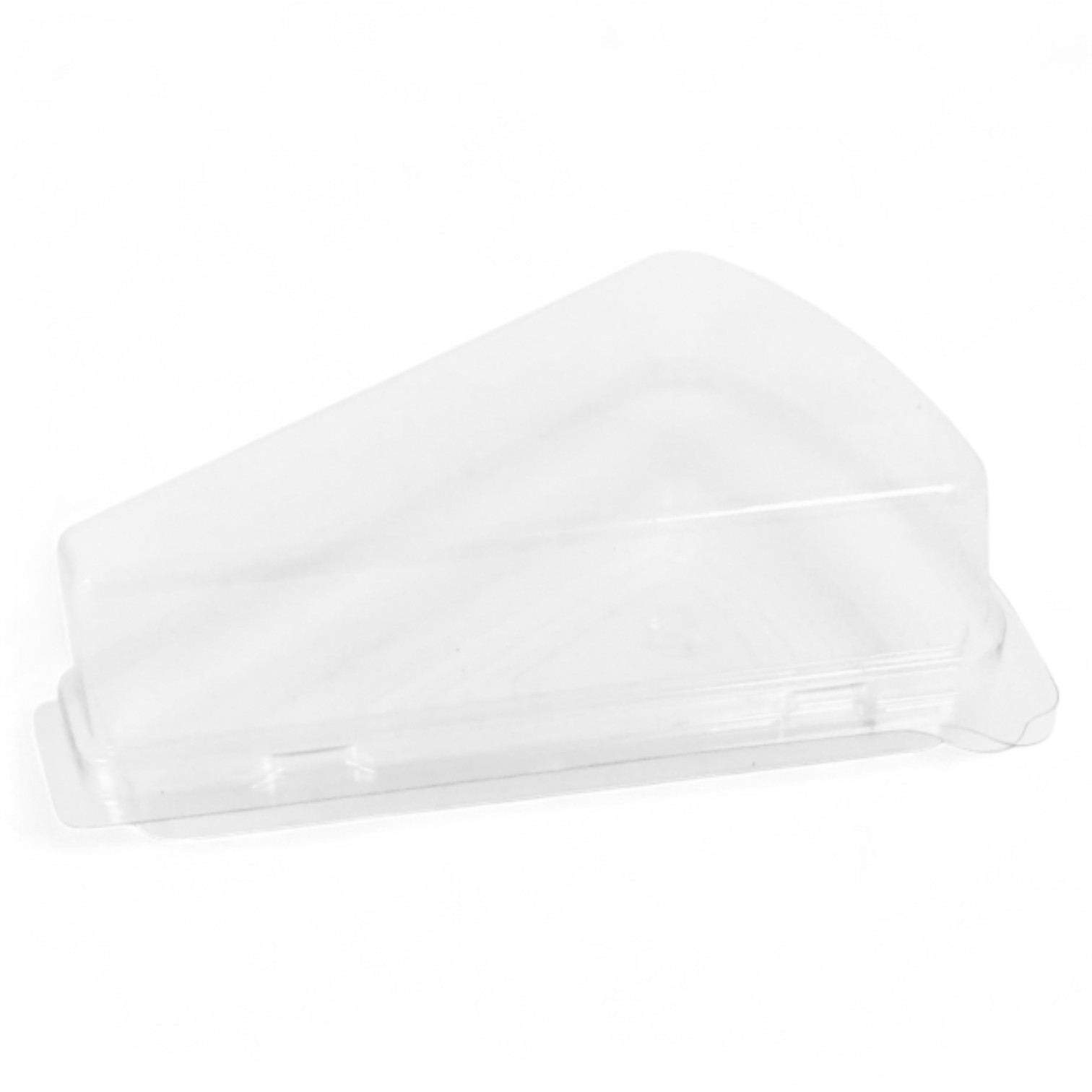 Plastic Cake Slice Clear Hinged