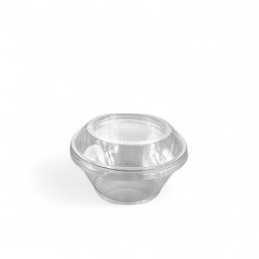 Round Clear Dessert Container