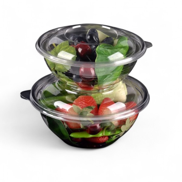 Round Salad Container - 5 Sizes- 150cc-375cc-500cc-750cc-1000cc PSB17-PSB19-PSB21-PSB22-PSB23