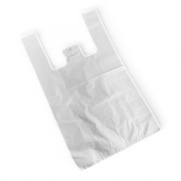 Secura White Jumbo Carrier Bag